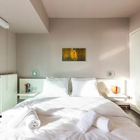 Stylish With Bosphorus View In Besiktas 아파트 이스탄불